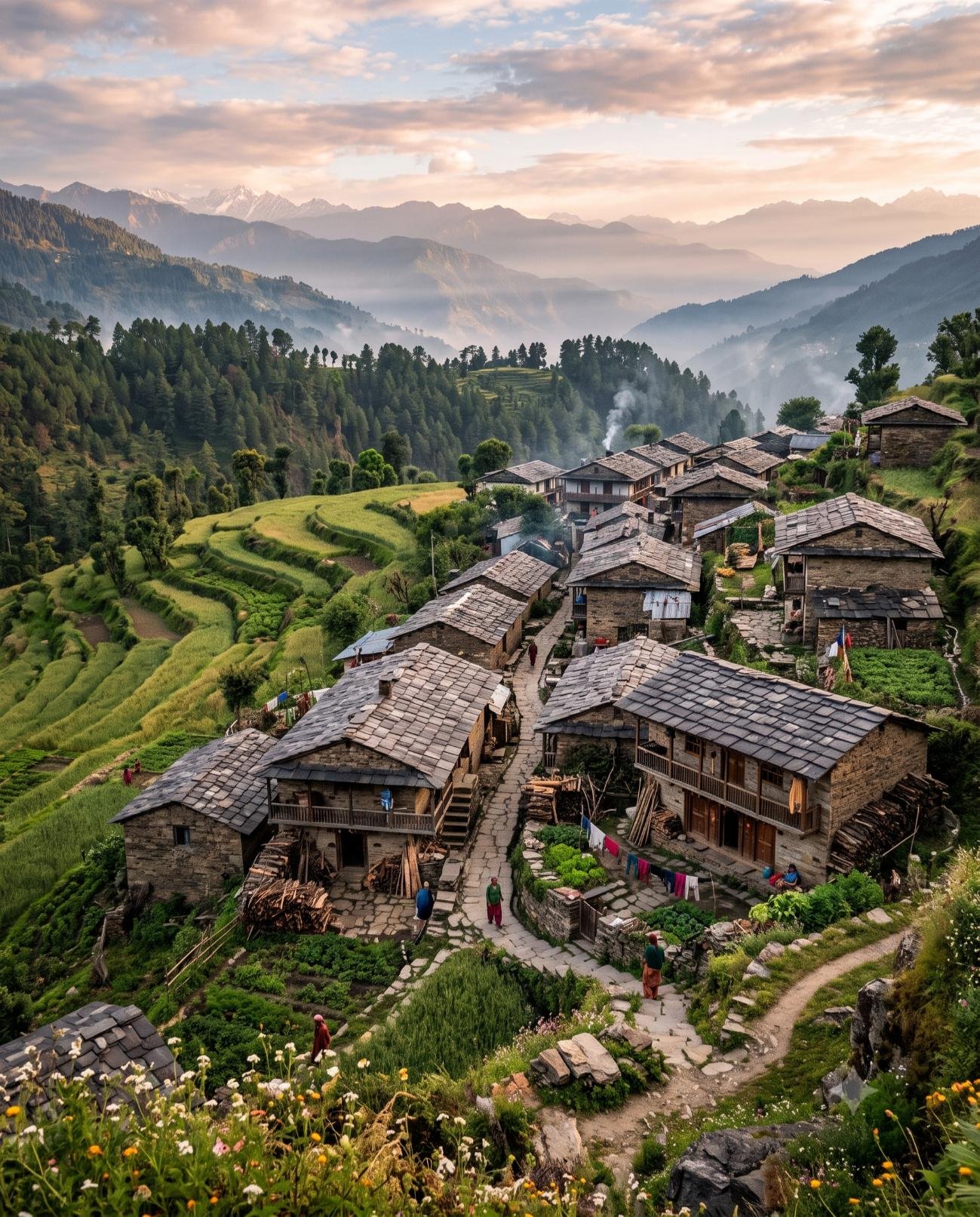 Mountain village