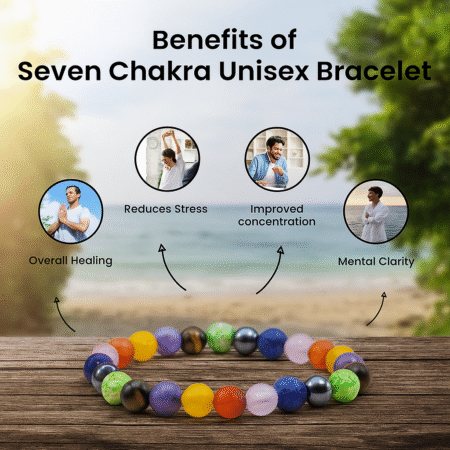 7 Chakra Bracelet  Unisex Healing Bracelet-Astrotalk Balances Chakras