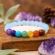 7 Chakra and Opal Crystal Bracelet